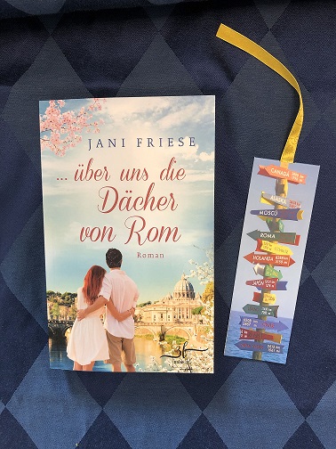 Buchcover …über uns die Dächer von Rom von Jani Friese